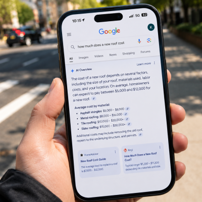AI search results