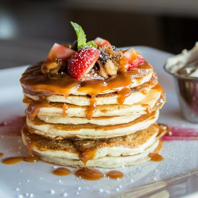 Pancakes ready to eat